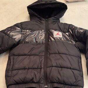 Jordan Kids Black Hooded Jacket size 8-10